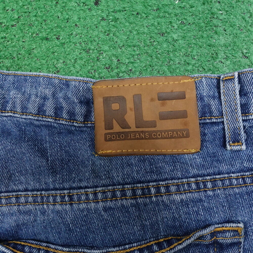 VINTAGE RALPH LAUREN POLO JEANS CO WIDE LEG BAGGY SKATER‎ JEANS MENS 38X30 - Picture 8 of 13
